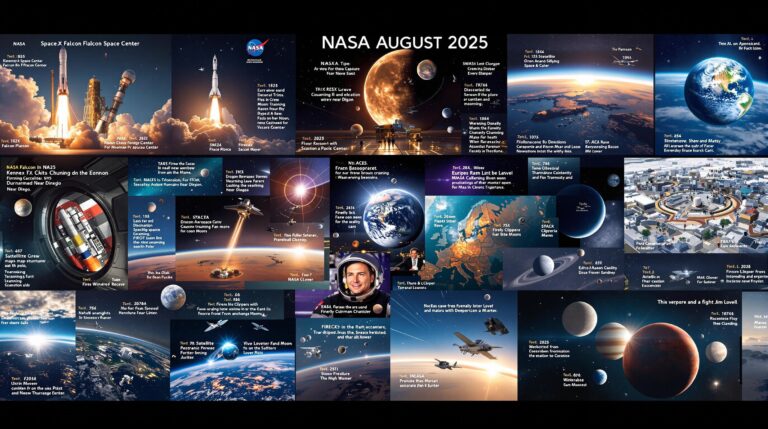 Top 10 NASA News Stories of August 2025: Breakthroughs and Cosmic Wonders